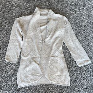 Prana Women’s Cream/Tan Wool Coat🌟